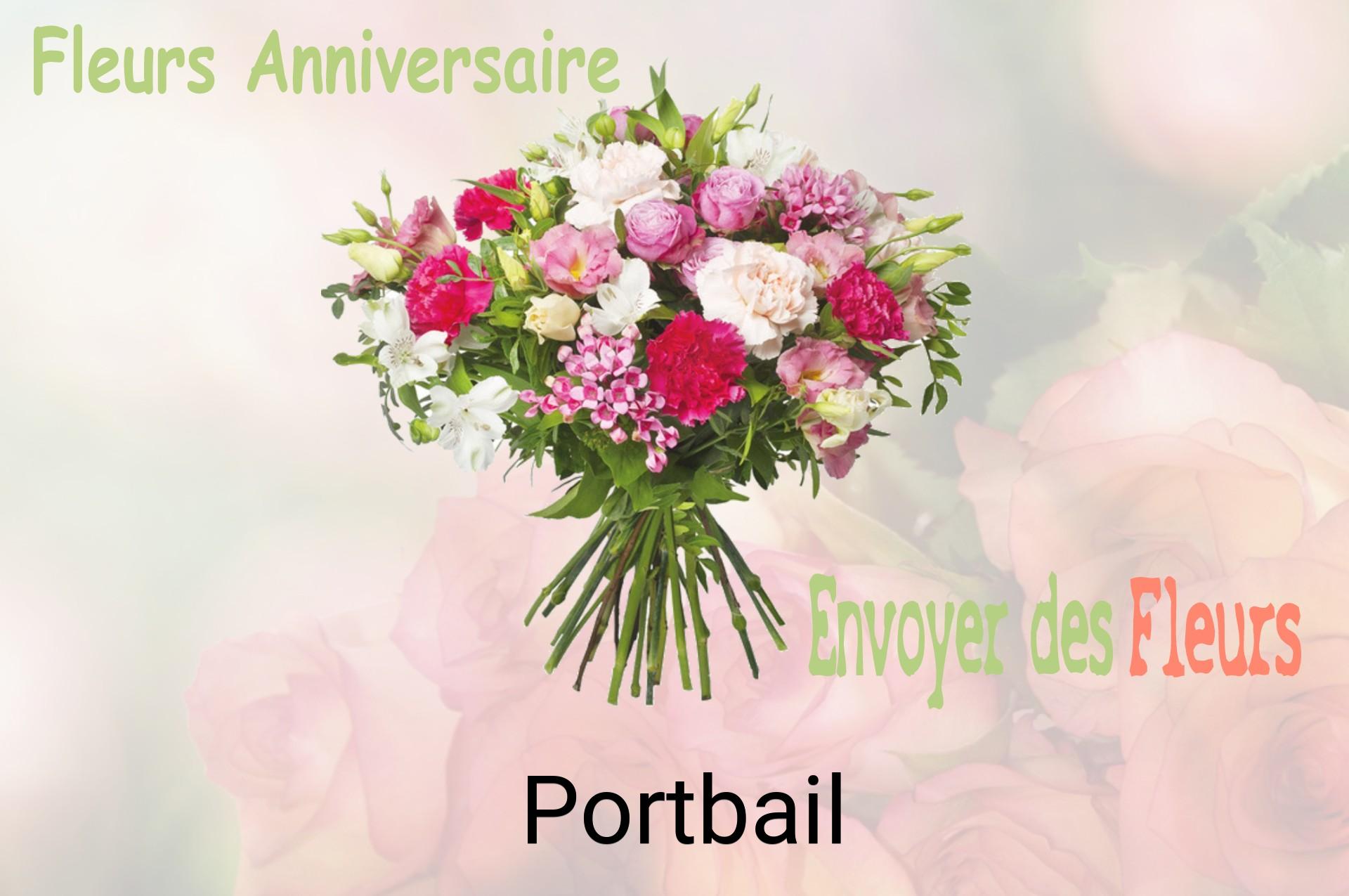 Bouquet de fleurs d’anniversaire livré à Portbail
